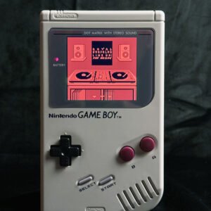 Modded Game Boy with LED Screen + TV OUTPUT